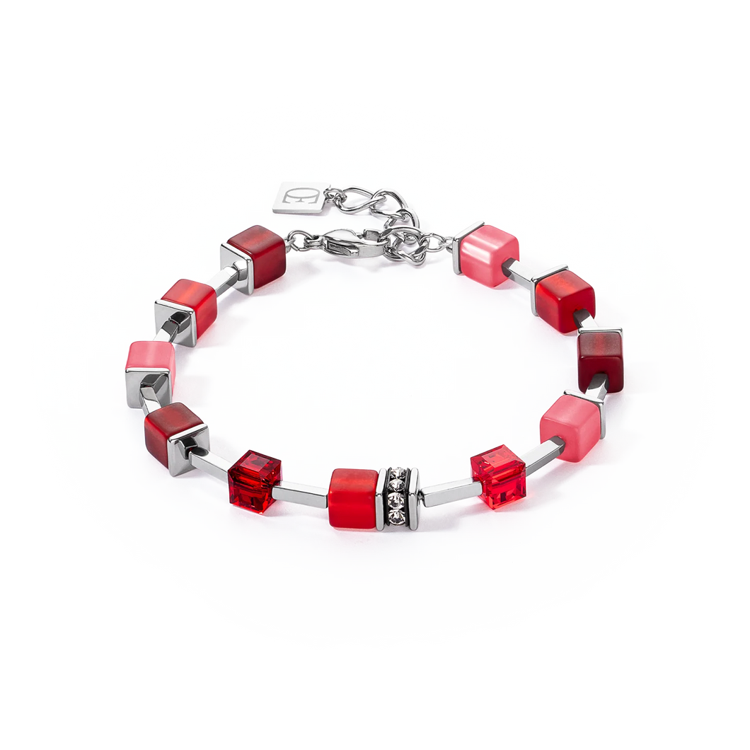 Bracelet Dame GeoCUBE® Iconic Pure Rouge COEUR DE LION 2700300300