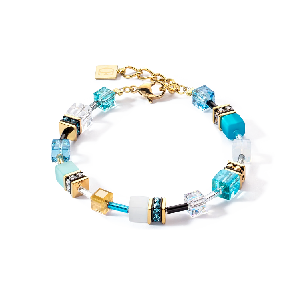 Bracelet Dame GeoCUBE®  cristaux turquoiseCOEUR DE LION 2838300616