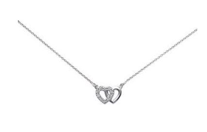COLLIER Dame double coeur 87810042