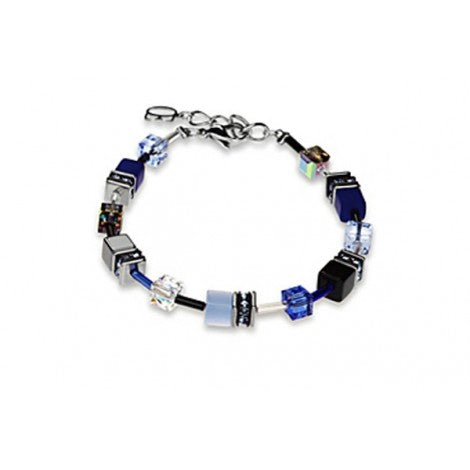 Bracelet Dame GeoCUBE® bleu cobalt coeur de lion 4014300712